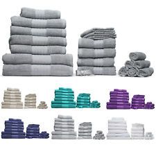 Luxury 8 Pc Thick Soft Pure Cotton Towels Bathroom Gift Set Jumbo Sheet Bale Set