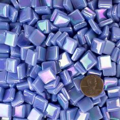 Micro tiles for mosaics and jewellery 10 grams approx 100 tiles black