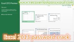 20 Excel Password Recovery Ideas Excel Passwords Recovery