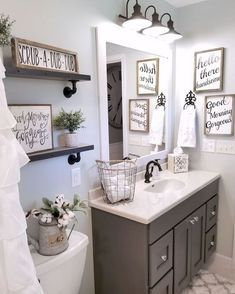 3 Tips Add Style To A Small Bathroom Pinterest Home Gorgeous 110 Spectacular Farmhouse Bathroom Decor Ideas Https Roomadness 2017