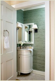 Corner Sink Bathroom French Google Search Home Style Small Apartment Bathrooms Tiny Vintage Apartments Es Corner Sink Bathroom Ideas