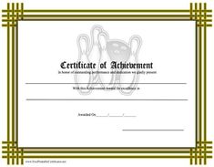student council certificate templates