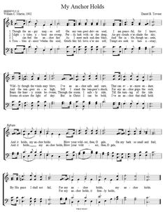music my mother my daughter classic hymns pinterest my anchor holds sheet music