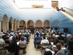 Blanton Museum Of Art Atrium Reception Summer Brandon Blanton Museum Of Art Atrium Arch Columns Dinner Reception