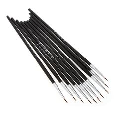 Hand Painted Art Supplies Acrylic Drawing Paint Hook Line Pen Painting Brush