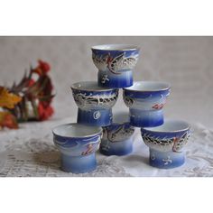 Porcelaine Céramique Acier Forks Shabby Chic Floral Bleu Couverts Fantaisie Fine Dining