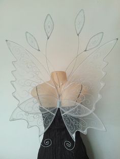 Hadas-alas mariposa reina hada bosque hada alas feenflügel carnaval carnaval blanco