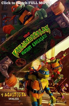 Visit to Watch Ninja Kaplumbağalar: Mutant Kargaşası (Teenage Mutant Ninja Turtles: Mutant Mayhem Full Movie) 'Yıllarca insanların dünyasından korunan Kaplumbağa kardeşler, kahramanca davranışlarla New Yorkluların kalbini kazanmak ve normal gençler olarak kabul edilmek için yola çıkarlar. Yeni arkadaşları April O'Neil, gizemli bir suç örgütünü alt etmelerine yardım eder, ancak çok geçmeden üzerlerine bir mutant ordusu salındığında başlarından büyük işlere kalkışırlar...' #Anima...