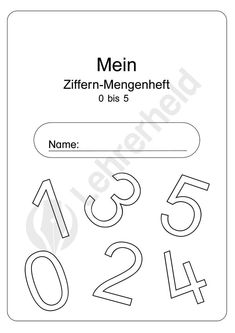 Kindergarten thema zahlen kennenlernen