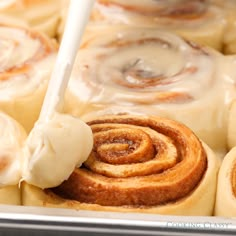 These really are the best cinnamon rolls you'll ever eat! I'm never going to make another recipe, THIS IS IT! They're soft, tender, chewy, fluffy, perfectly cinnamony, and that cream cheese icing is to die for! #cinnamonrolls #breakfast #dessert #bake #homemade #dough #diy #rolls Pie, Dessert, Breads, Brunch, Cake, Cupcakes, Desserts, Bacon, Brownies