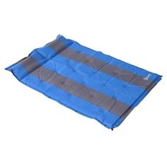 Outsunny Double Bed Camping Self Inflating Air Mattress Blue Camping Cot Glamping Inflatable Outsunny Double Bed Camping Self Inflating Air Mattress Blue Camping Cot Glamping Inflatable