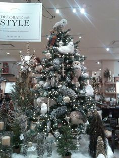 Christmas Owl Animal Tree Hanging Brush Pendant Ornaments Tree Decor VQ