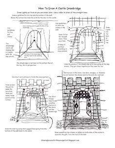 Architecture Drawing Lessons how to draw worksheets for young artist | how-to-draw 4 kids Architecture Drawing Lessons how to draw worksheets for young artist | how-to-draw 4 kids