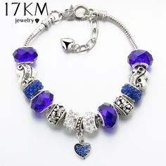 Lady nouvelle arrivée Argent Sterling 925 Balck Pave Zircone cubique Verre Charm Beads Fit Bracelets