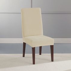 Sure Fit Stretch Plush Short Dining Room Chair Slipcover Brown Brilliant Plush Dining Room Chairs 2018 Sure Fit Stretch Plush Short Dining Room Chair Slipcover Brown Fair Plush Dining Room Chairs Decorating Design