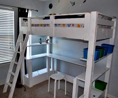 18 Best Loft Bed Desk Images Lofted Beds Bunk Suspended Ana White Build A Loft Bed Small Bookcase And Desk Free Easy Diy