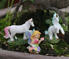 Fairy Lotus Pond Garden Miniature Home Decor Crafts DIY Dollhouse Xmas Gift ZP
