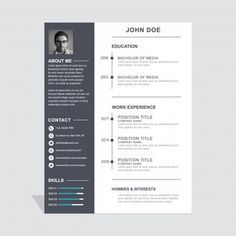 flat template for resume resumes pinterest cv template resume designer cv template