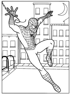 Top 20 Spiderman Coloring Pages Printable Procoloring