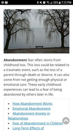 How to get over being abandoned