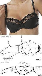 VARIEDADES LUGLE MANUALIDADES CON COSTURA.: BELLOS MOLDES PARA ROPA ÍNTIMA