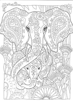Mandala Coloring Pages Pattern Doodle Adult Sheets Animal Books Colouring