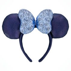 Disney Parks Minnie Mouse Ears Millennial Pink Sequined Headband With Bow NWT