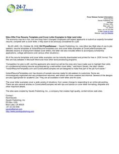 proper format for a cover letter
