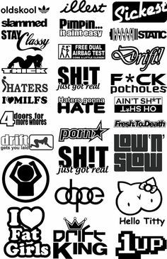 F-U F it Fuck-U f**k U window decal sticker FLASH SALE—Buy 2 Get 1 FREE!!