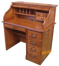 22 Best Roll Top Desks Images On Pinterest In 2018 Solid Wood Small Roll Top Desk Single Pedestal 42in Solid Wood Home Office Locking