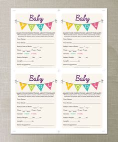 Pin by Word Draw on Free Templates | Baby shower templates ...