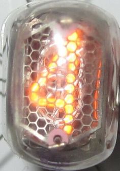 6 PCS NIXIE NEON SOVIET TUBES IN-17 NOS