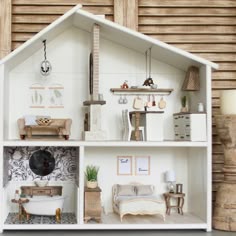 Nuevo Olli ella holdie Barn-de madera para niños muñecas casa de juego.