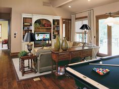 It's Possible To Have A Formal Living Room With A Pool Table Captivating Pool Table Living Room Design Design Inspiration It's Possible To Have A Formal Living Room With A Pool Table Simple Pool Table Living Room Design Decorating Design