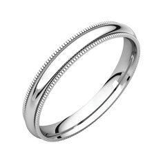 10KY 3mm LTW Half Round Band Size 9 Size 9 Length Width 3