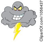Royalty Free Vector Clip Art Illustration Of An Evil Lightning Storm Cloud By Hit Toon Royalty Free Vector Clip Art Illustration Of An Evil Lightning Storm Cloud By Hit Toon