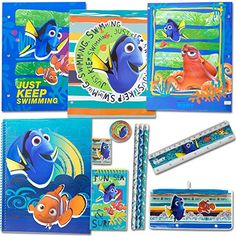 Disney Princess School Supplies 12 Pc Value Pack Notebook Folders Pencil Sharpener Pencils Stickers and More Eraser