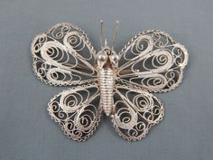 Argent Sterling 925 DECO PAPILLON création