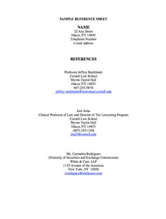 resume reference page setup tips amp template reference resume page setup