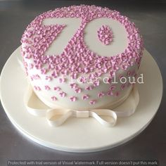 79 Awesome 70th Birthday Cake Images Birthday Cakes Amazing Cakes