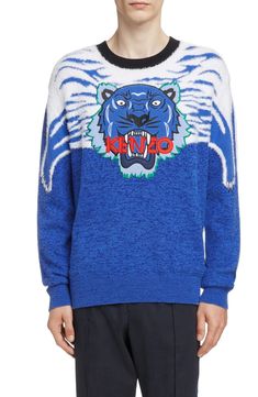 KENZO KIDS Vivid Blue Tiger 43 Felpa