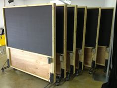 71 Best Office Dividers Room Used Parions Rolling Distressed Wood Magnetic Chalkboard Parions