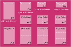 image result for envelope and card chart card amp envelope reply card envelope size