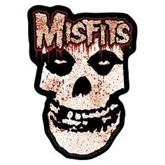 2 Inch tall MISFITS SKULL Vinyl Decal Sticker Die Cut 060