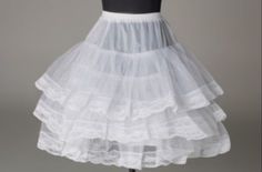 SimpleLife Womens Bridal Wedding Dress Slips Underskirts Petticoat Multilayer Pleated Bubble Short Tutu Skirt