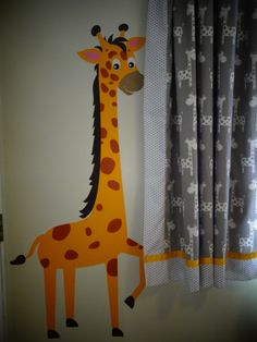 54 Best Baby Boy Safari Jungle Themed Nursery Images On Pinterest Our Nursery End Result So Hy With These Curtains And How It Blends In The Graphic