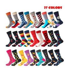 New Cotton Letter Print Socks Mixed Colors Single Size Casual Ankle Support