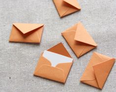 tiny envelopes