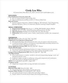 computer science resume example computer science resume template for it workers as the other