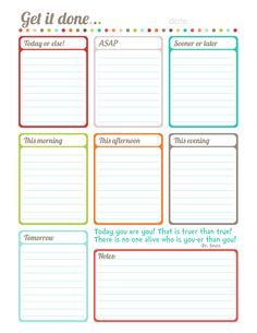 work day organizer planner page work planner printable planner